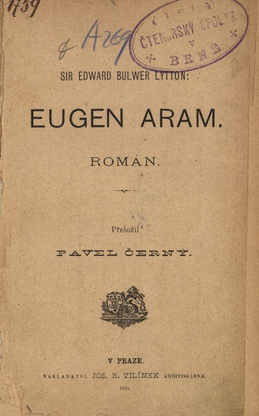 Eugen Aram :román