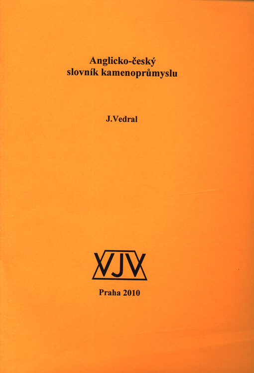 Anglicko-český slovník kamenoprůmyslu