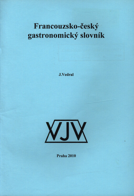 Francouzsko-český gastronomický slovník