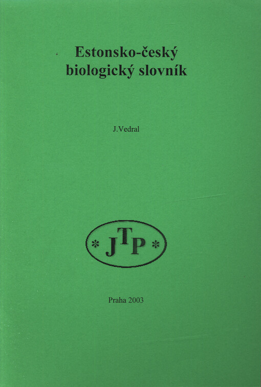 Estonsko-český biologický slovník