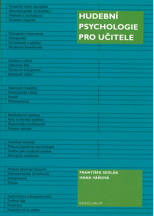 Hudební psychologie pro učitele