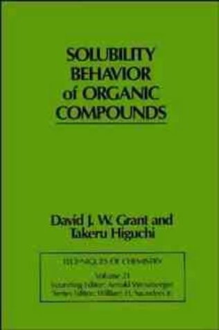 Solubility Behavior of Organic Compounds
