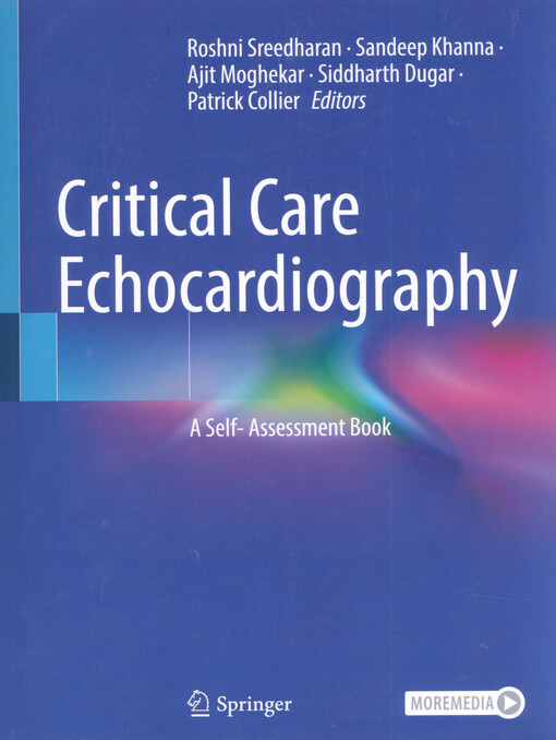 Critical care echocardiography : a self- assessment book
