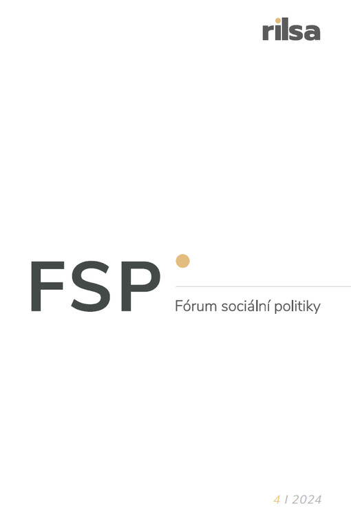 Fórum sociální politiky : odborný recenzovaný časopis