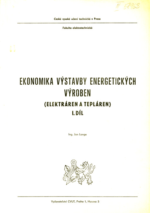 Rok: 1971 / Číslo: I. Díl