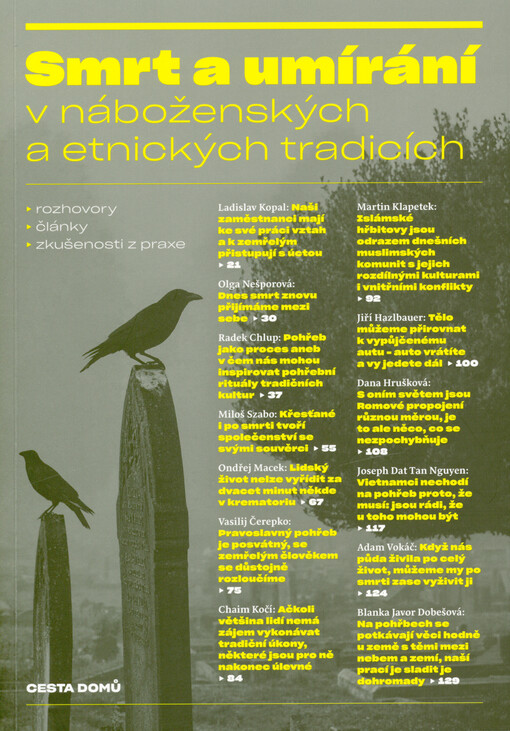 Smrt a umírání v náboženských a etnických tradicích : rozhovory, články, zkušenosti z praxe
