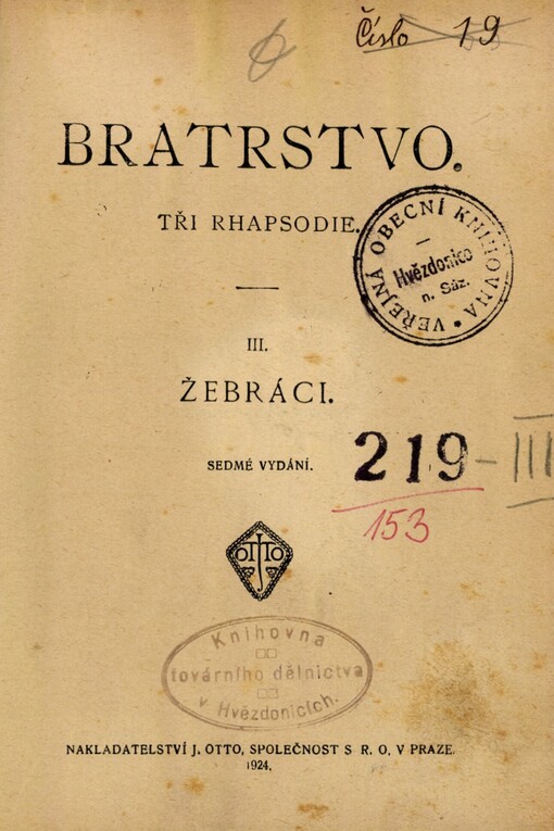 Bratrstvo :tři rhapsodie.3,Žebráci