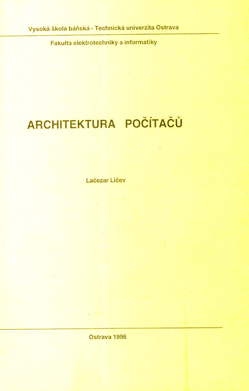 Architektura počítačů