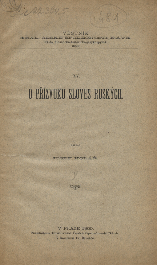 O přízvuku sloves ruských