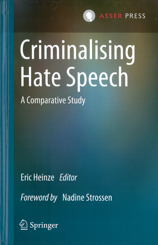 Criminalising hate speech  : a comparative study