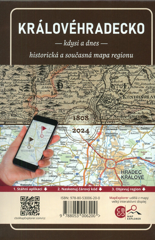 Královéhradecko : kdysi a dnes : historická a současná mapa v regionu