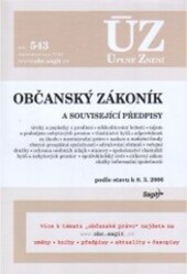 ÚZ. č. 543 Občanský zákoník a související předpisy; Úplné znění předpisů