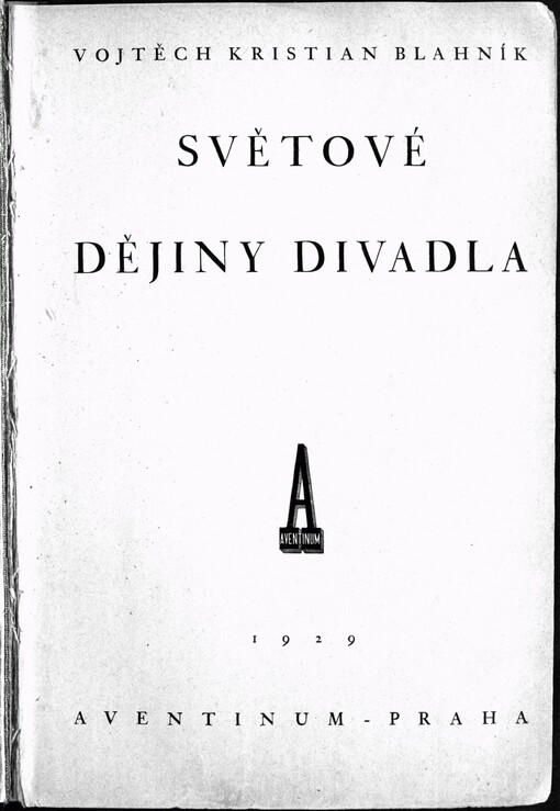 Světové dějiny divadla