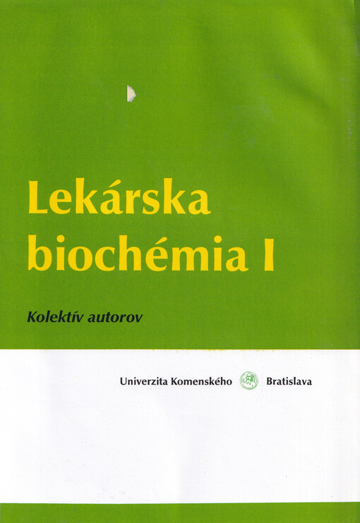 Lekárska biochémia  I