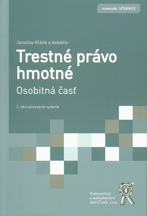 Trestné právo hmotné : osobitná časť