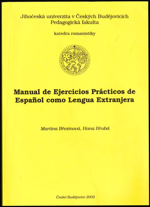 Manual de ejercicios prácticos de Español como lengua extranjera