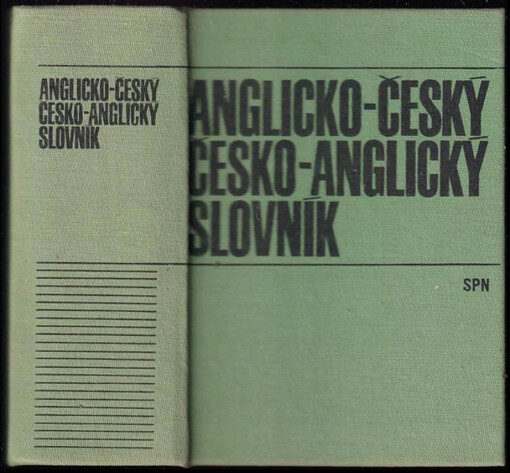 Anglicko-český a česko-anglický slovník.