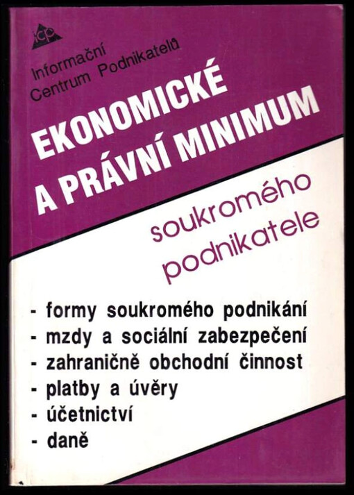 Ekonomické a právní minimum soukromého podnikatele