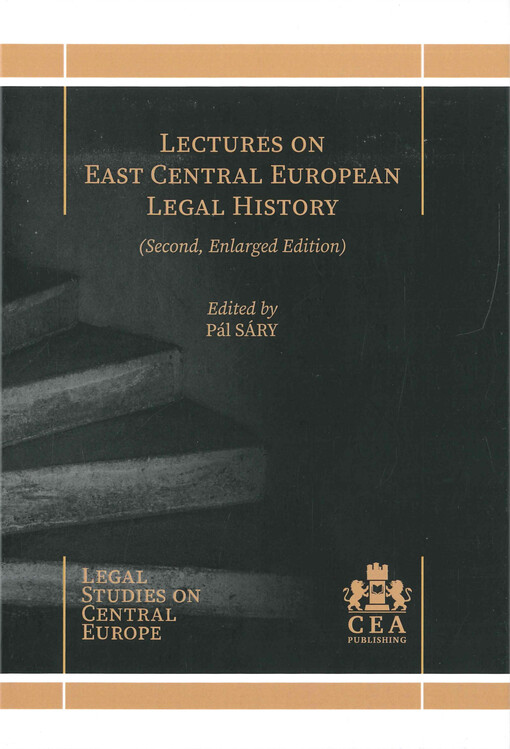 Lectures on East Central European legal history
