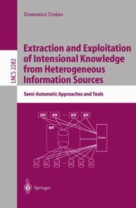 Extraction and exploitation of intensional knowledge from heterogeneous information sources : semi-automatics approaches and tools