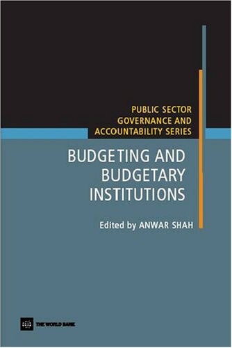 Budgeting and budgetary institutions