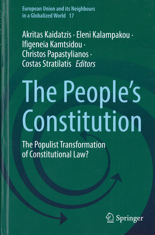 The people’s constitution : the populist transformation of constitutional law?