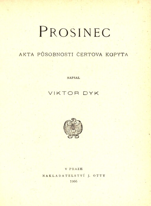 Prosinec :akta působnosti Čertova Kopyta