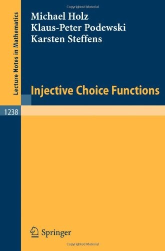 Injective choice functions