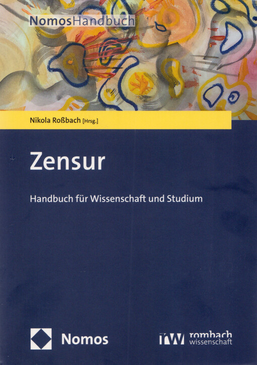 Zensur : Handbuch für Wissenschaft und Studium