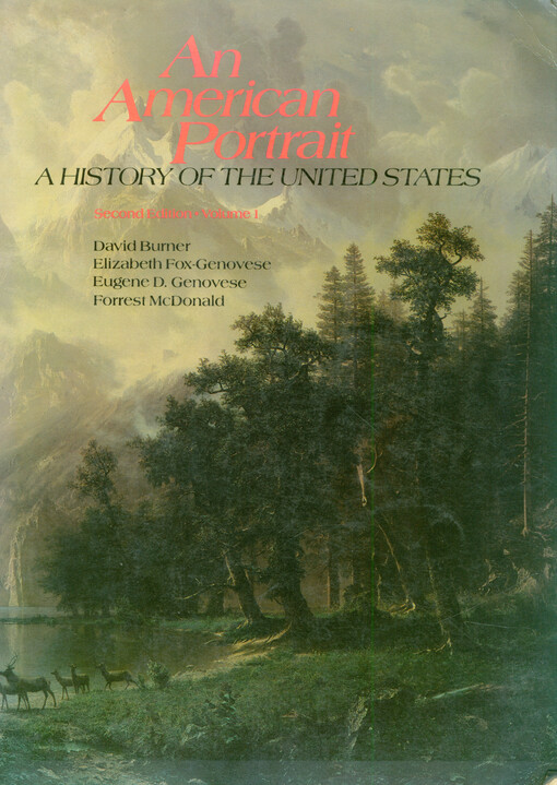 An American portrait : a history of the United States. Volume 1
