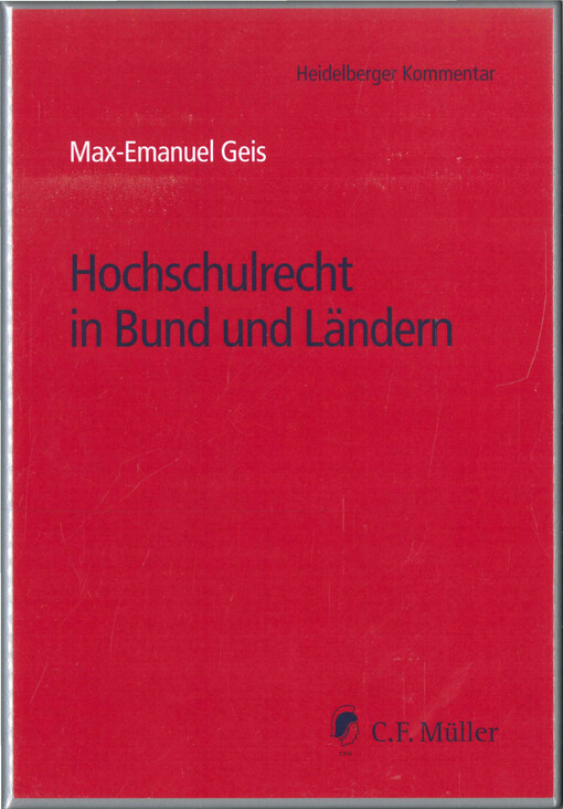 Hochschulrecht in Bund und Ländern. Ordner 3