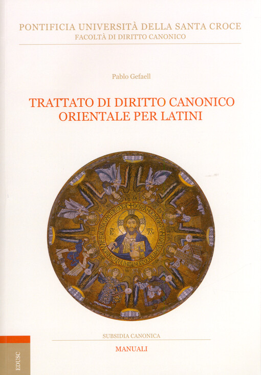 Trattato di diritto canonico orientale per latini