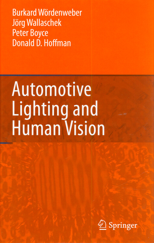 Automotive lighting and human vision