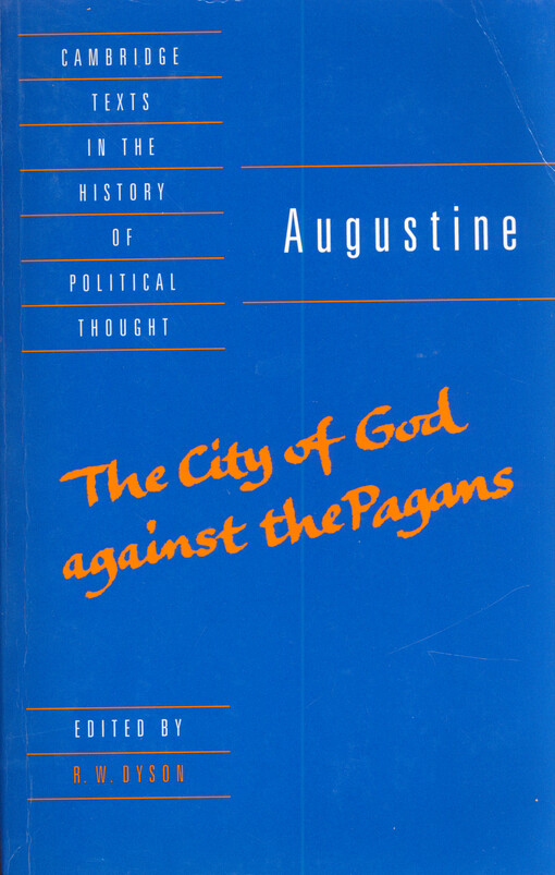 The city of God against the pagans