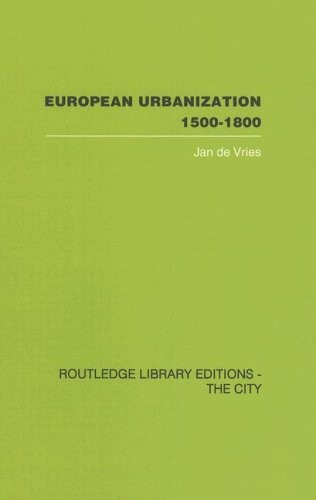 European urbanization 1500-1800