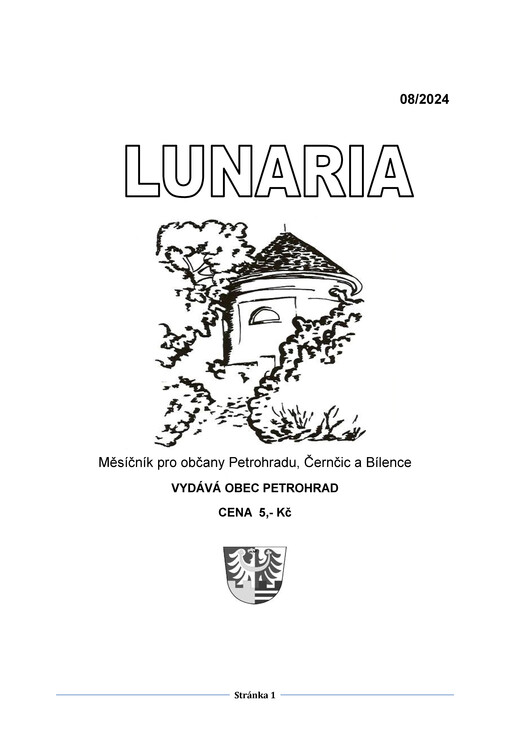 Lunaria : měsíčník pro občany Petrohradu, Černčic a Bílence