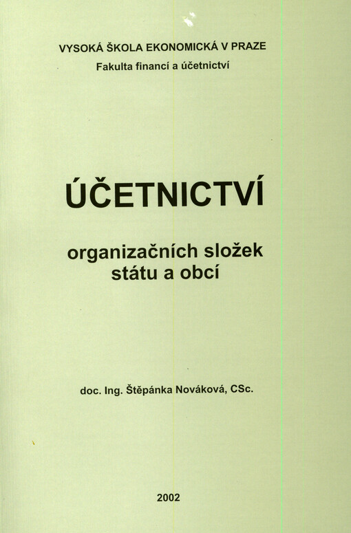 Účetnictví organizačních složek státu a obcí
