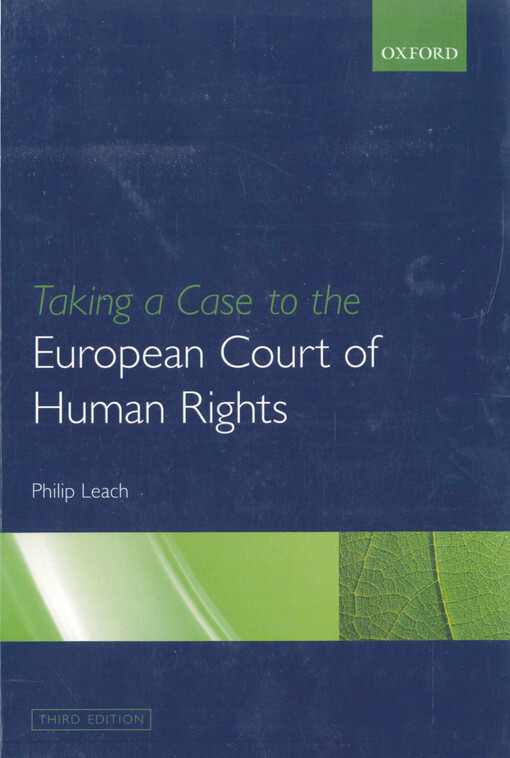 Taking a case to the European Court of Human Rights