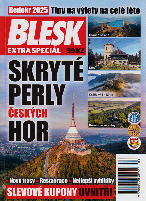 Skyté perly českých hor : bedekr 2025 : tipy na výlety na celé léto
