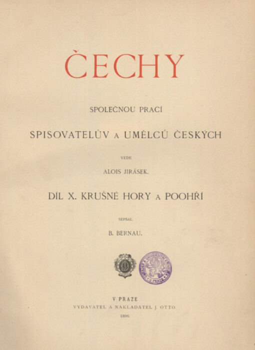 Čechy. Díl X, Krušné hory a Poohří