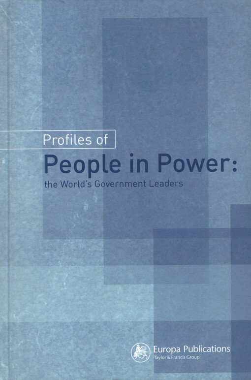 Profiles of people in power : the world´s government leaders