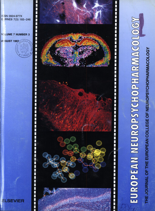 European neuropsychopharmacology : the journal of the European College of Neuropsychopharmacology