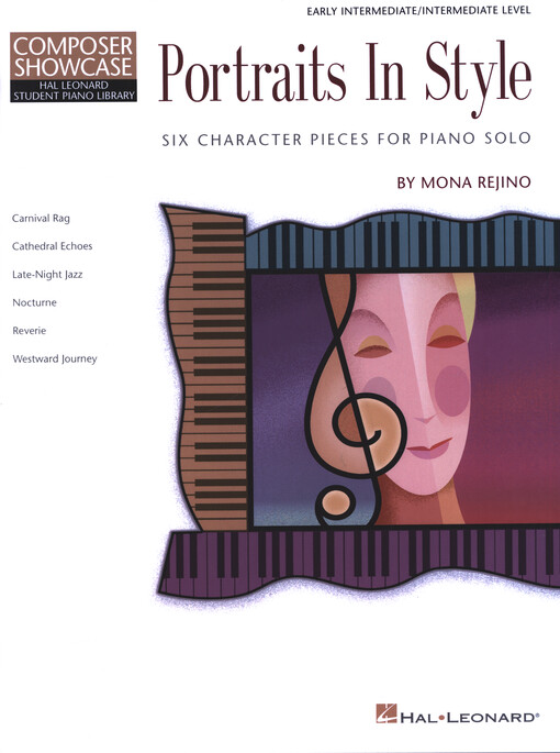 Portraits in Style : six character pieces for piano solo