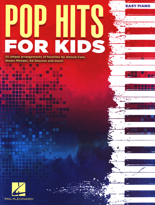 Pop hits for kids : easy piano