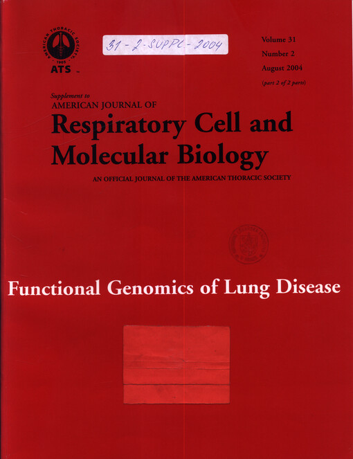 American journal of respiratory cell and molecular biology