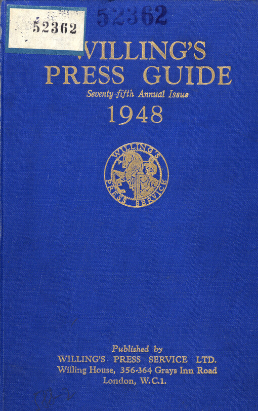 Willings press guide 1948