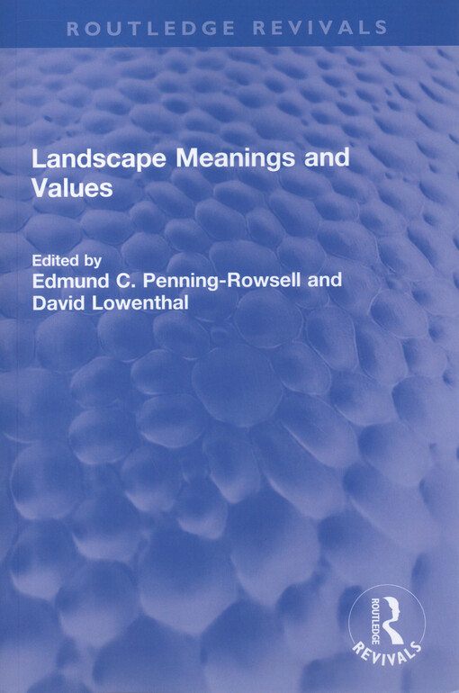 Landscape meanings and values