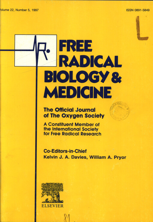 Free radical biology & medicine : the official journal of the Oxygen Society