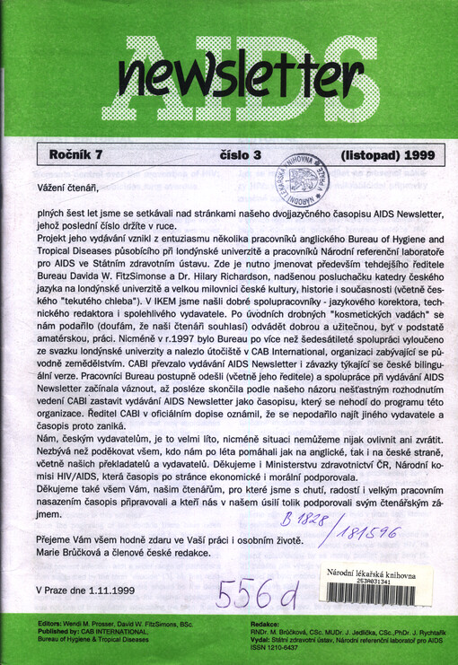 AIDS newsletter