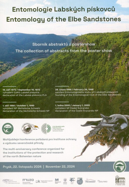 Entomologie Labských pískovců : sborník abstraktů z postershow = Entomology of the Elbe sandstones : the collection of abstracts from the poster show